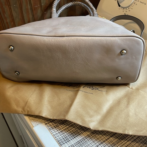 Patricia Nash woven leather satchel - Picture 9 of 14